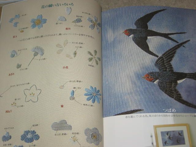 Japanese Textile Book Embroidery 11 Stunning Motifs  