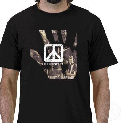   HOT 2011 Chickenfoot LOGO Chicken foot T shirt Size S M L XL 2XL 3XL