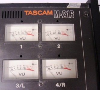 Tascam M 216 16 Channel Mixer with EQ Sub Console Sound Board Unit 