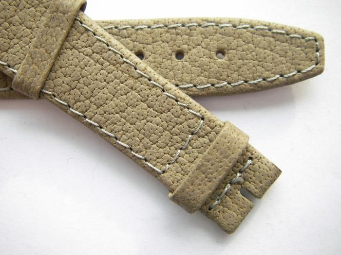 Buffalo leather liver swiss rendez vous watch band 19mm  