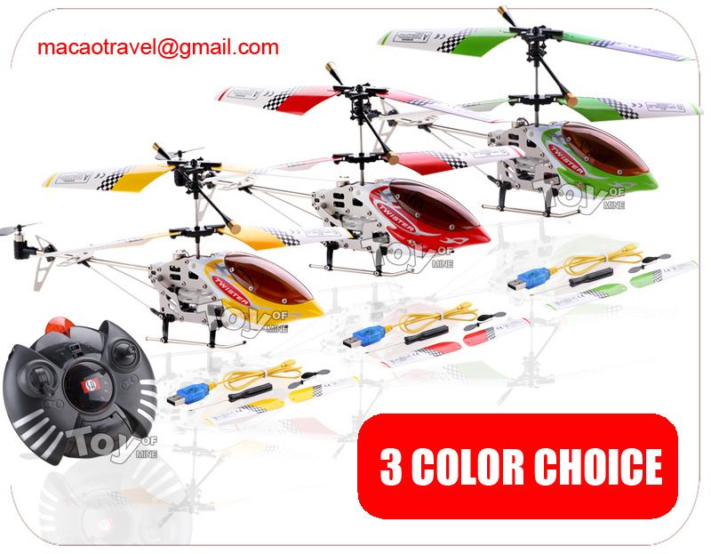 GYRO 3CH Mini RC Remote Control 6020 Mini Helicopter (Well Pack 