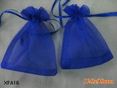 100 Navyblue pure Organza Jewelry Gift Bag 3.5*5 XFA16  