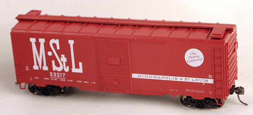 HO Scale Quality MINNEAPOLIS & St Louis Box Car MS&L  