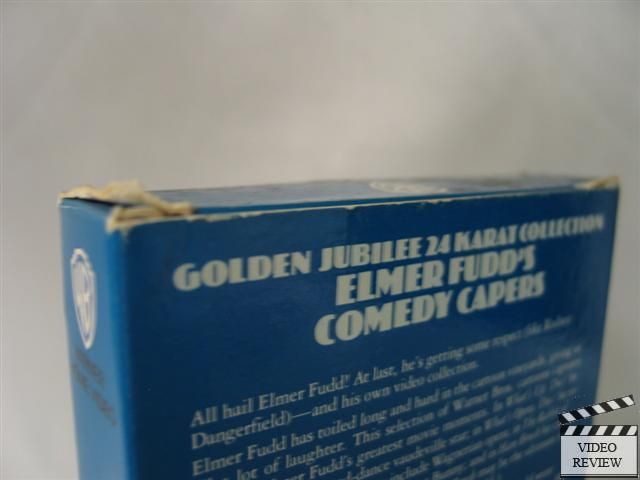 Elmer Fudds Comedy Capers VHS Golden Jubilee 24 K Coll 095391160631 