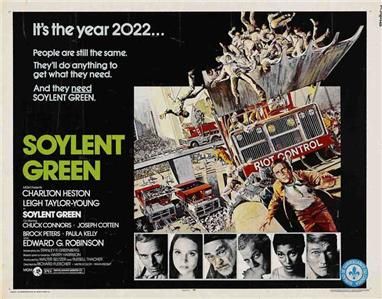 Soylent Green 30 x 40 Movie Poster, Charlton Heston  