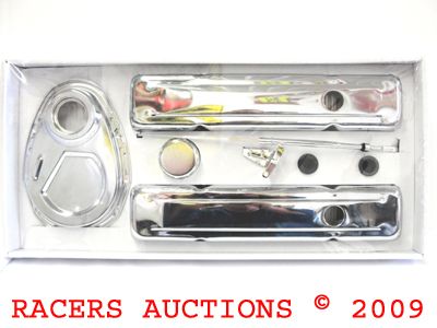 SMALL BLOCK CHEVY ENGINE CHROME DRESS UP KIT SBC NEW  