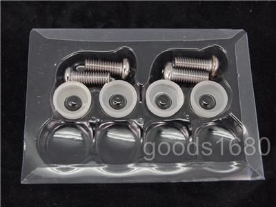   hard plastic chrome size 20mm diameter come with size 1 4 20 screws