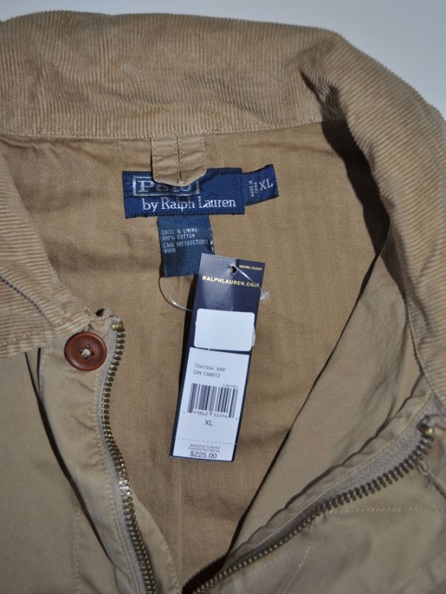 NEW Polo Ralph Lauren Cargo Combat Military Jacket XL  