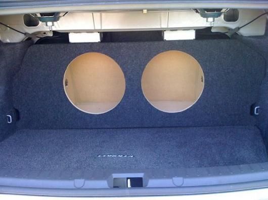 2003+ Toyota Corolla Sub Subwoofer Enclosure Speaker Box   Concept 