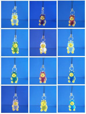 DISNEY WINNIE THE POOH BIRTHSTONE DANGLER ZIPPER PULLS  