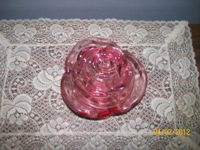 Smith Glass Company Rose Serving Bowl  