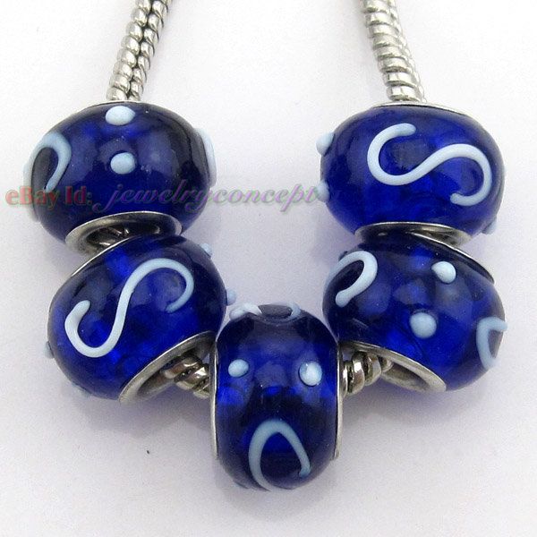   lampwork glaze glass charms bead item shape rondelle round shape