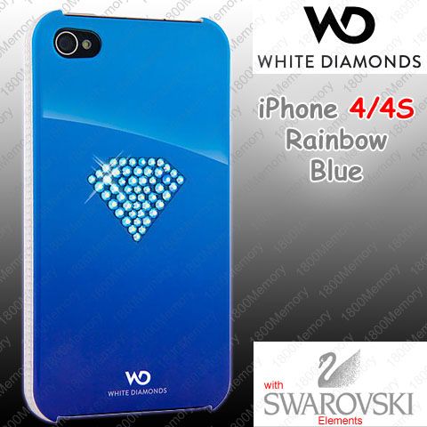 GENUINE White Diamonds Rainbow Case /w Swarovski Elements Crystal for 