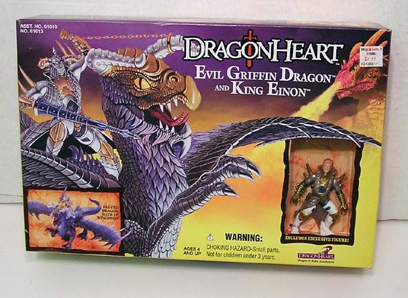 DRAGONHEART Evil Griffin Dragon & King Einon from KENNER.