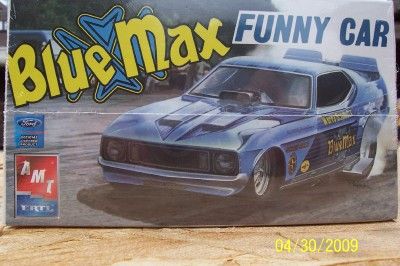 Model kit BLUE MAX Ford Mustang Funny Car 1/25 NIB  
