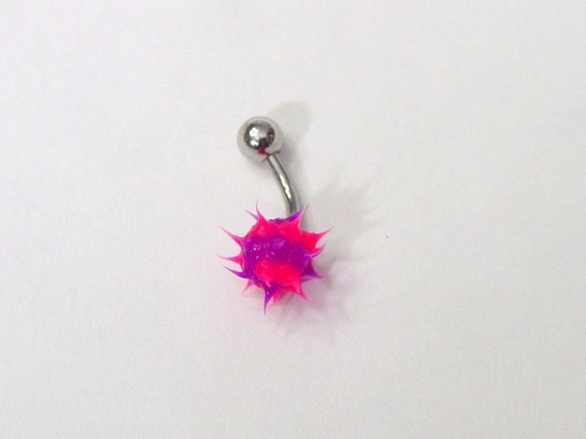 Belly Button Navel Ring Hedgehog 14G Pick Your Color  