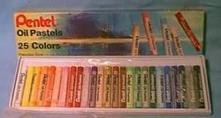 25 COLOR   ** PENTEL OIL PASTEL SET   UNUSED **  