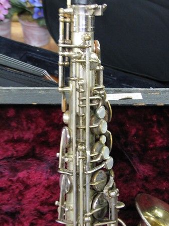 1935 Silver Selmer Balanced Action Alto Saxophone Cabin on the lake 