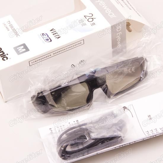 New Genuine Panasonic Rechargeable HDTV TY EW3D3MC 3D Glasses Eyewear 