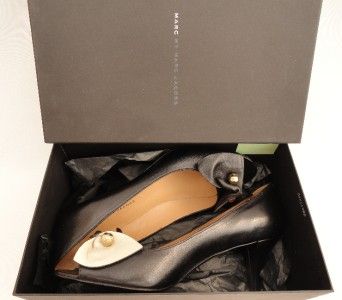 BN Marc by Marc Jacobs Black Leather Shoes Pumps UK8 41  