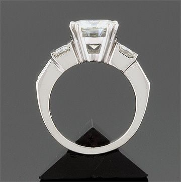 58 14KW MOISSANITE SPECTACULAR JULIA RING ~ EXCLUSIVE  