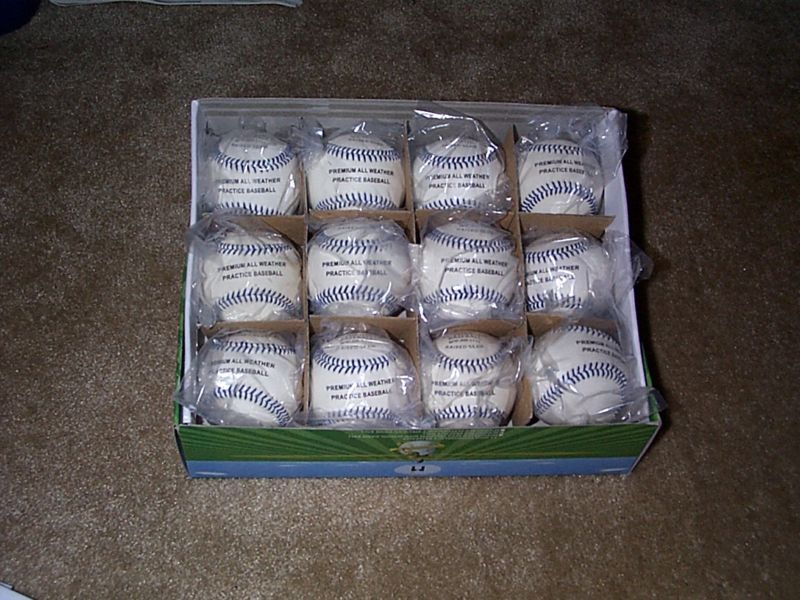 DOZEN ALL WEATHER LEATHER BASEBALLS W/ KEVLAR SEAMS FREE FREIGHT OUR 