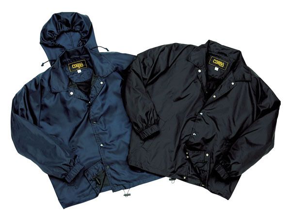 100% Nylon Coaches Jacket w/ Drawstring & Hood (S 3XL)  
