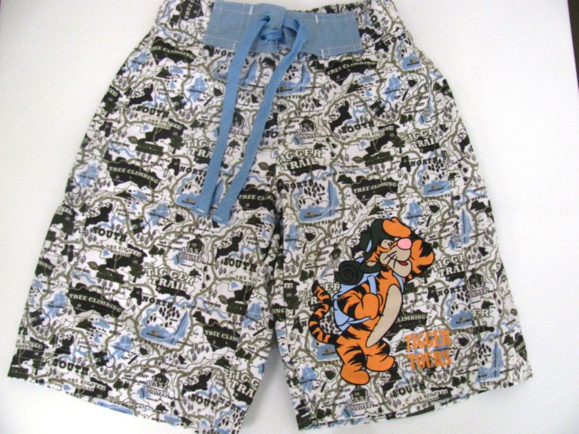 DISNEY TIGGER SURFING PANTS STYLE SWIMWEAR FOR BOYS,2 8  