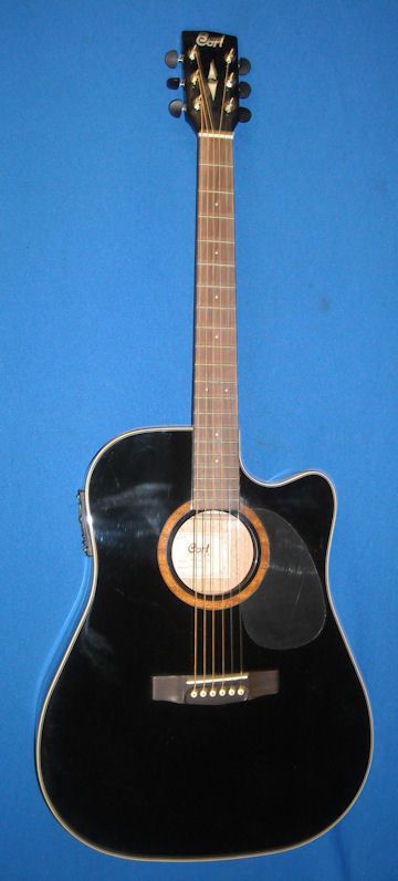 CORT MR710F BLACK ACOUSTIC ELECTRIC GUITAR W/FISHMAN PU  