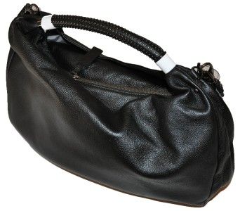 New Boxed KENNETH COLE NEW YORK Handbag Purse NO SLOUCH HOBO Black 