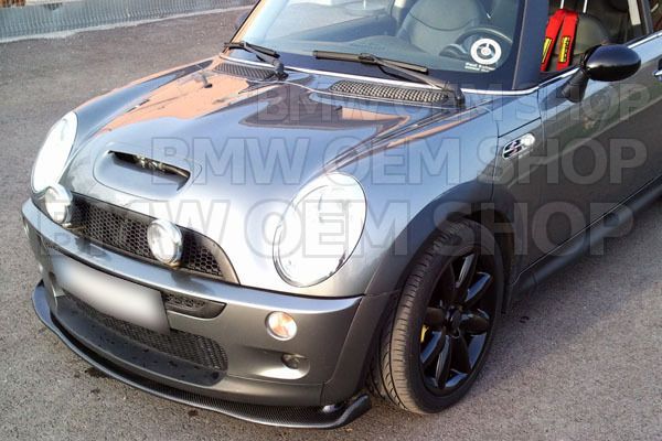 BMW MINI COOPER R53 Hamann style Add on Front Lip Spoiler CARBON FIBER