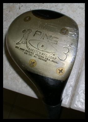 VINTAGE PING WOOD FAIRWAY CLUB 1 RED EYE2 KARSTEN 85068  