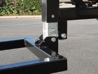   CARGO JETSKI CARRIER 2 RECEIVER LIFT HAULER HITCH MOUNT TRAILER JACK