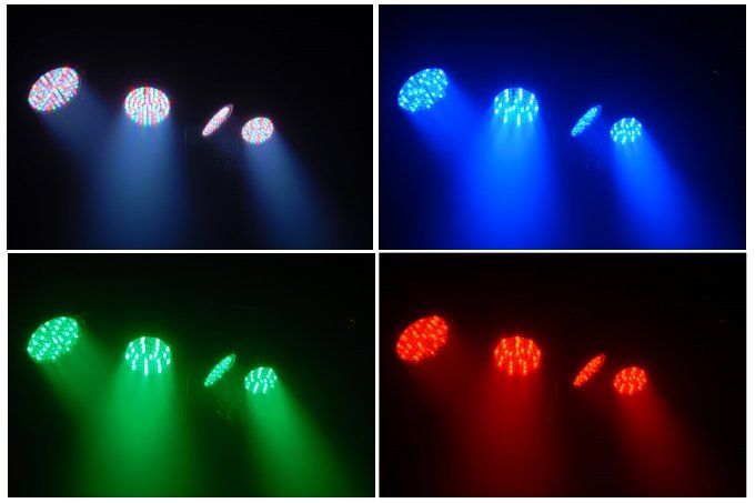 CHAUVET MINI 4BAR LED Pro DJ Stage Wash Light Systems  
