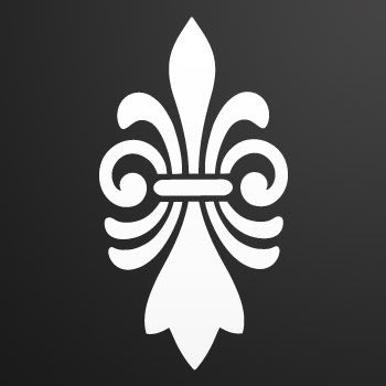 Vinyl Decal Sticker Fleur De lis trinity symbol ZK6XR  