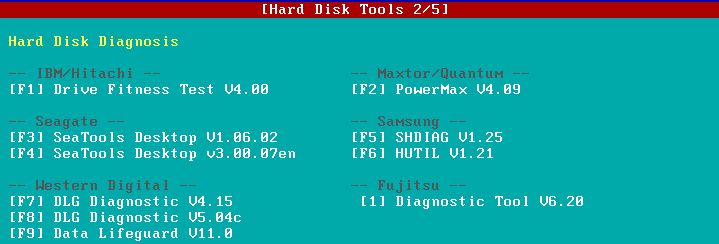 Repair, scan, clone, test & fix, or ERASE hard drive   