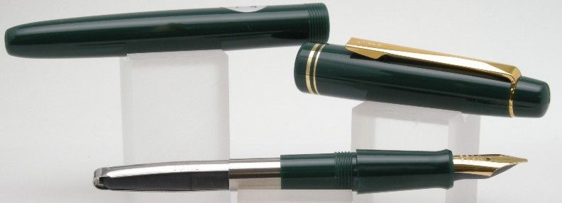 Pilot 78G Green & Gold FP w/ Broad Stub Nib   NEW  