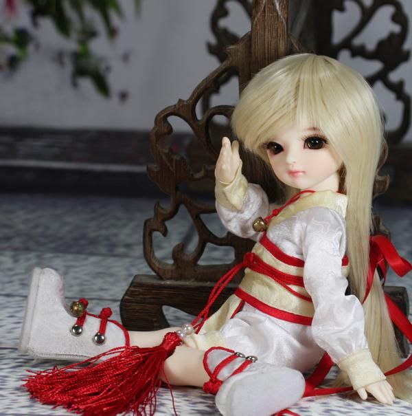   Youbai 1/6 YOSD Super Dollfie BJD boy FREE make up eyes fur wig  