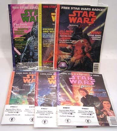 Lot 6 British Comics STAR WARS # 1 3 7 9 Indiana Jones  