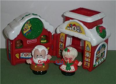   Little People Christmas SANTAS WORKSHOP   Retired 1999 RARE  