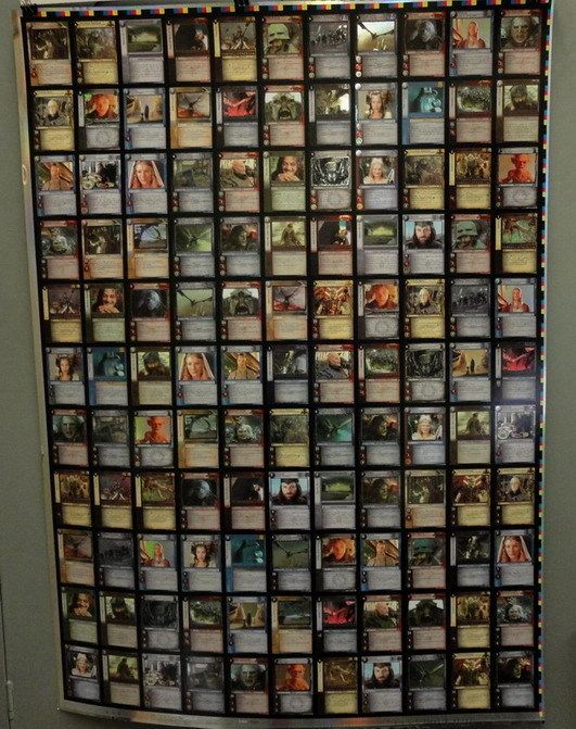 LOTR TCG Mount Doom Uncut Foil Sheet Rare Cards  