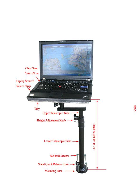 Supporting Arm Kit (for 002K & 005K laptop mount)  