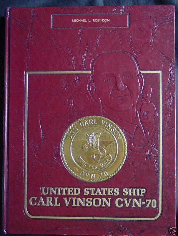 USS CARL VINSON CVN 70 WESTPAC 1990 USN CRUISE BOOK  