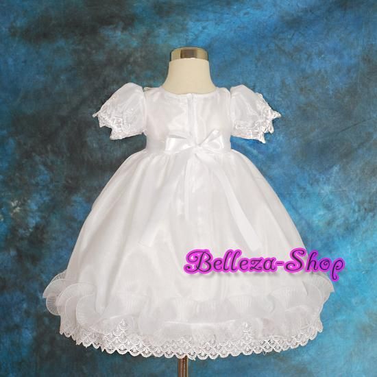 Wedding Flower Girls Party Pageant Dress Size 0m 18m  