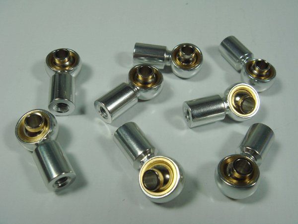 M3 Aluminum Rod End with Stainless Steel Ball  
