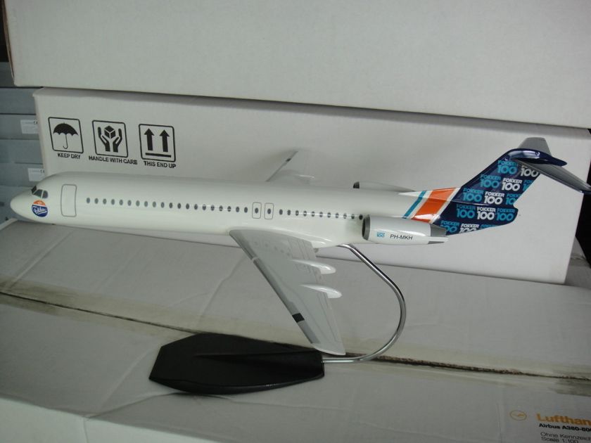 72 Fokker F100 F 100 House Color Airplane Model  