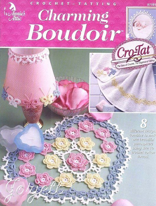 Charming Boudoir, floral & butterfly crochet patterns  