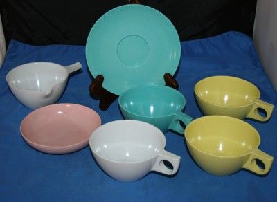 Vtg Newport Westinghouse Melmac Melamine Dinnerware  