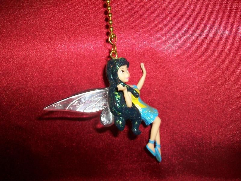 TINKERBELL SILVERMIST FAIRY CEILING FAN CHAIN PULL  