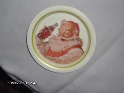 COCA COLA LOT OF (6) SANTA COASTERS MINT CONDITION L@@K  